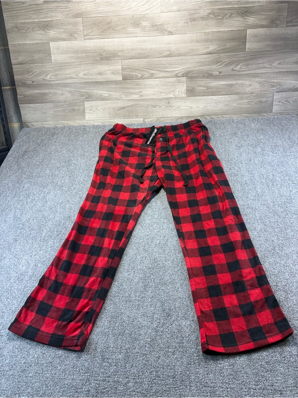 Followme Red/Black Buffalo Plaid
Elastic Waistband Side PocketPajama
Pants 3XL